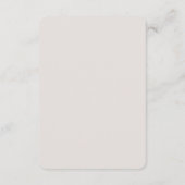 Rustic Botanical Wedding Enclosure Card | Elegant  Informatiekaartje (Achterkant)