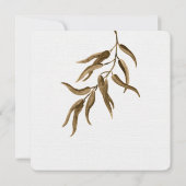 Rustic Botanicals Krans Ontvangst Only | Kaart (Achterkant)