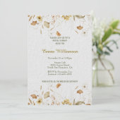 Rustic Botanicals Pas Vrijgezellenfeest aan Kaart (Staand voorkant)