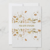 Rustic Botanicals Pas Vrijgezellenfeest aan Kaart (Achterkant)