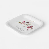 Rustic Botanicals Vrijgezellenfeest Papieren Borde Papieren Bordje (Gebogen)