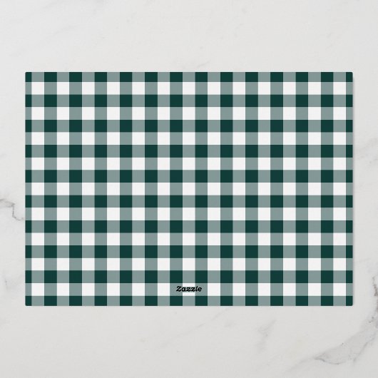 Rustic Bough | Warm Wish Photo Collage Folie Feestdagenkaart (Achterkant)