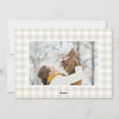 Rustic Bough | Waterverf Floral met kerstmis Feestdagenkaart (Achterkant)