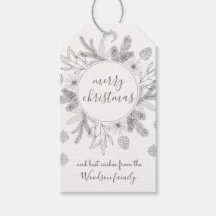 Rustic Boughs Merry Kerstmis Modern