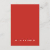 Rustic Boughs of Holly Winter Kerstbruilding Informatiekaartje (Achterkant)