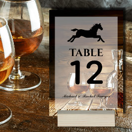 Rustic Bourbon Derby Horse Racing Party Kaart