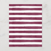 Rustic Bourgogne Herfst in Love Floral Wreath Advieskaart (Achterkant)