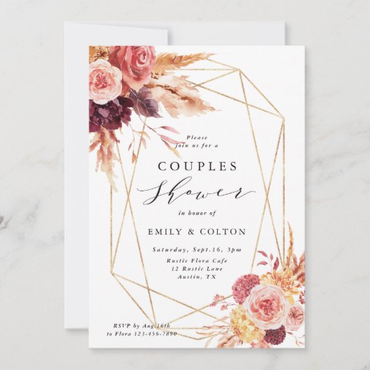 Rustic Bourgogne Terracotta — ventilatorkoppel Kaart (Voorkant)