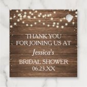 Rustic Bourgondië Herfst Pompoen Bedankt Favoriet  Bedankjes Labels (Achterkant)