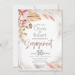 Rustic Bourgondië Roze Bloem Ivory Pampas Gras Uit Kaart