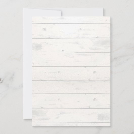 Rustic Boy Giraffe Baby shower Uitnodiging Blauw (Achterkant)