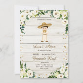 Rustic Boy Invitaciones Tres Anos Kaart (Voorkant)