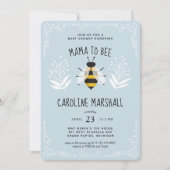 Rustic Boy Mama to Bee Baby shower Invitation Kaart (Voorkant)