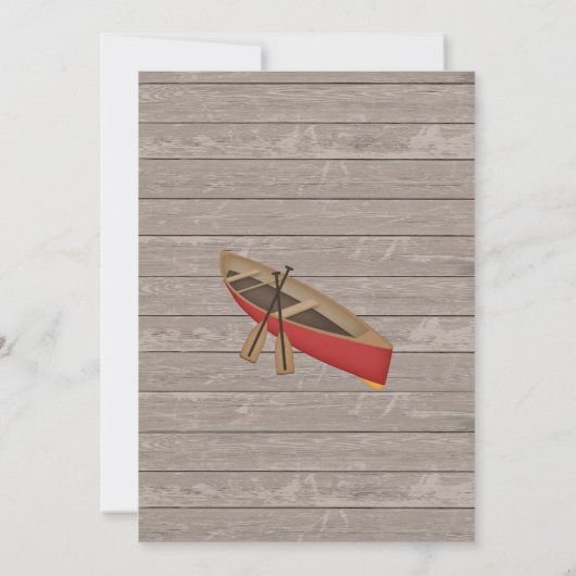 Rustic Boy Vist de eerste uitnodiging van de Dag (Achterkant)