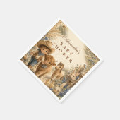 Rustic Boy Westerse Boho Baby Shower Servet (Hoek)