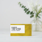 Rustic Brick Visitekaartje (Staand voorkant)