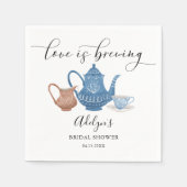 Rustic Bridal Tea Shower Servet (Voorkant)