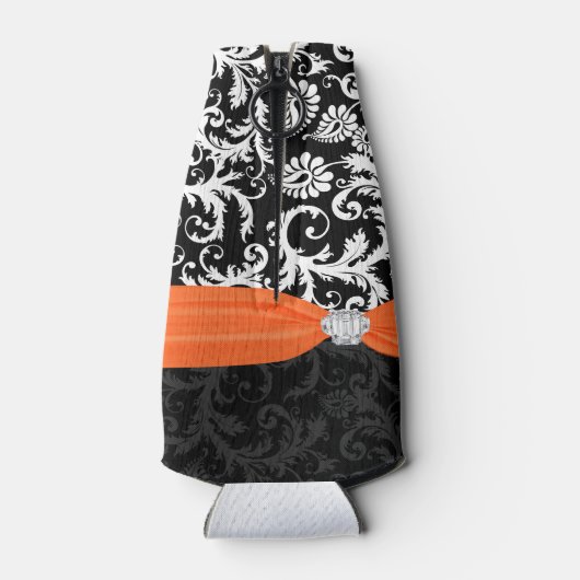 Rustic Bride's  stijlDamaspatroon Flesjeskoeler (Achterkant)