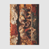 Rustic Brons & Goud Olifanten EK1L Decoupage Tissuepapier (Voorkant)