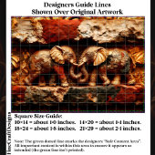 Rustic Brons & Goud Olifanten EK1L Decoupage Tissuepapier
