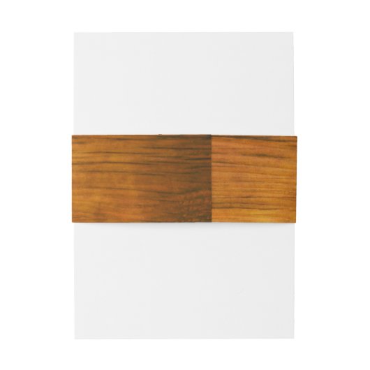 Rustic Brown Barn Wood Country Western Weddenschap Uitnodigingen Wikkel (Achterkant Voorbeeld)