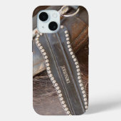 Rustic Brown Country Western Horse Case-Mate iPhone Case (Achterkant)