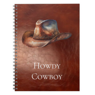 Rustic Brown Cowboy Pet Notitieboek