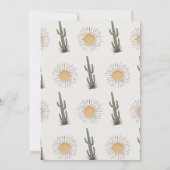 Rustic Brown Cowboy Welkom Twee West 2e Verjaardag Kaart (Achterkant)