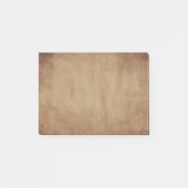 Rustic Brown Design Post-It Notes (Voorkant)