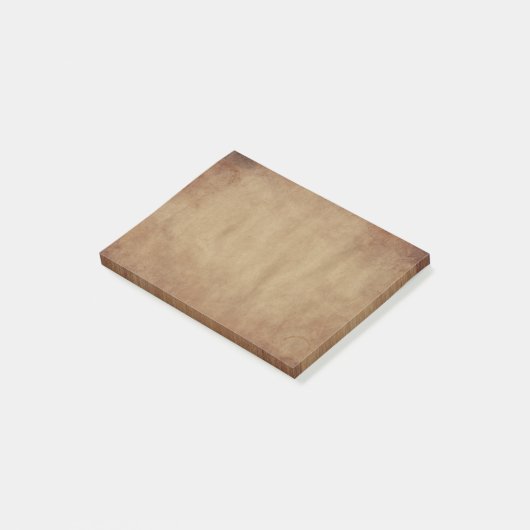 Rustic Brown Design Post-It Notes (Schuin)