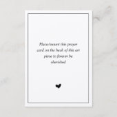 Rustic Brown Kraft Kaart in een liefdevol geheugen (Achterkant)