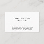 Rustic Brown Kraft Paper Paisley Doodle Visitekaartje (Achterkant)