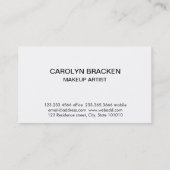 Rustic Brown Kraft Paper Starfish Visitekaartje (Achterkant)