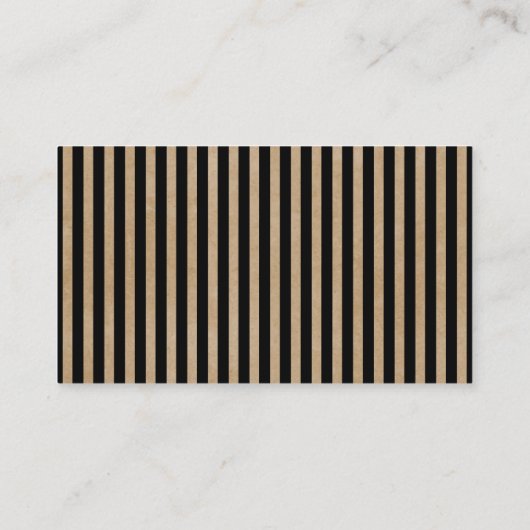 Rustic Brown Paper Mountains - Hartelijk dank Informatiekaartje (Achterkant)