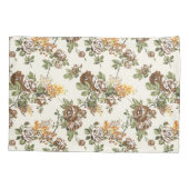 Rustic Brown Roos Pattern Hoesje Kussensloop (Achterkant)