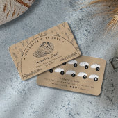 Rustic Brown Sourdough Bakery Loyalty Card Visitekaartje