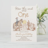 Rustic Brown Sunset Hoe West was een 1e verjaardag Kaart (Staand voorkant)