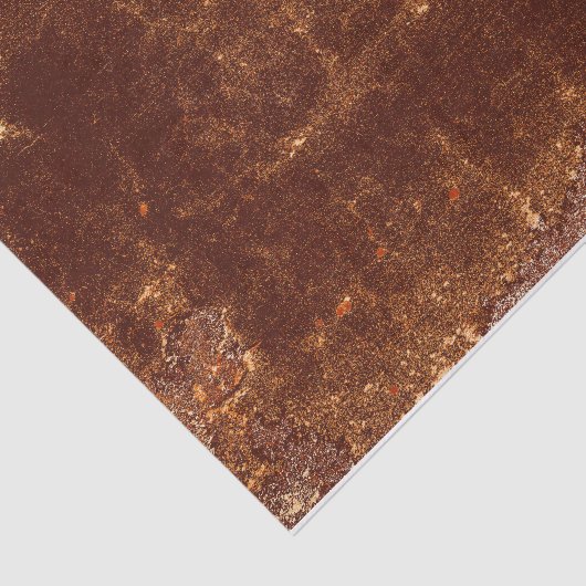 Rustic Brown Texture Country Grunge Tissuepapier (Detail)