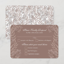 Rustic Brown Wedding Botanical