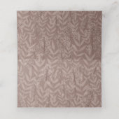 Rustic Brown Wedding Botanical Plaatskaartje (Binnenkant ongevouwen)