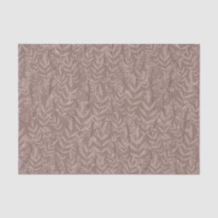 Rustic Brown Wedding Botanical Tissuepapier