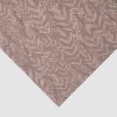 Rustic Brown Wedding Botanical Tissuepapier (Detail)