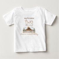 Rustic Brown Welkom in het Westen 2e Verjaardag 