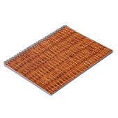 Rustic Brown Wicker Picnic Basket Country Style Notitieboek (Linkerzijde)