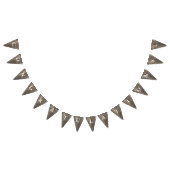 Rustic Brown Wood Blik Vlaggetjes (Alle)