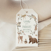 Rustic Brown Woodland Baby Shower  Cadeaulabel
