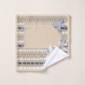 Rustic, bruiloft bad handdoek (Wasdoekje)