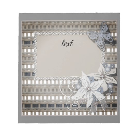 Rustic, bruiloft notitieblok (Voorkant)