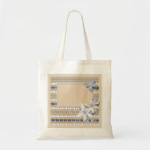 Rustic, bruiloft tote bag (Voorkant)