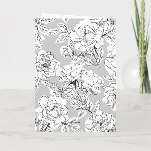 Rustic Brush Lettering Net gehuwde foto Bedankkaart (Achterkant)